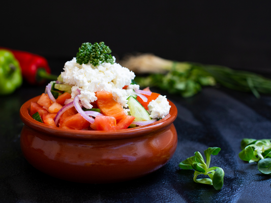 Traditional Serbian Shopska Salad Recipe