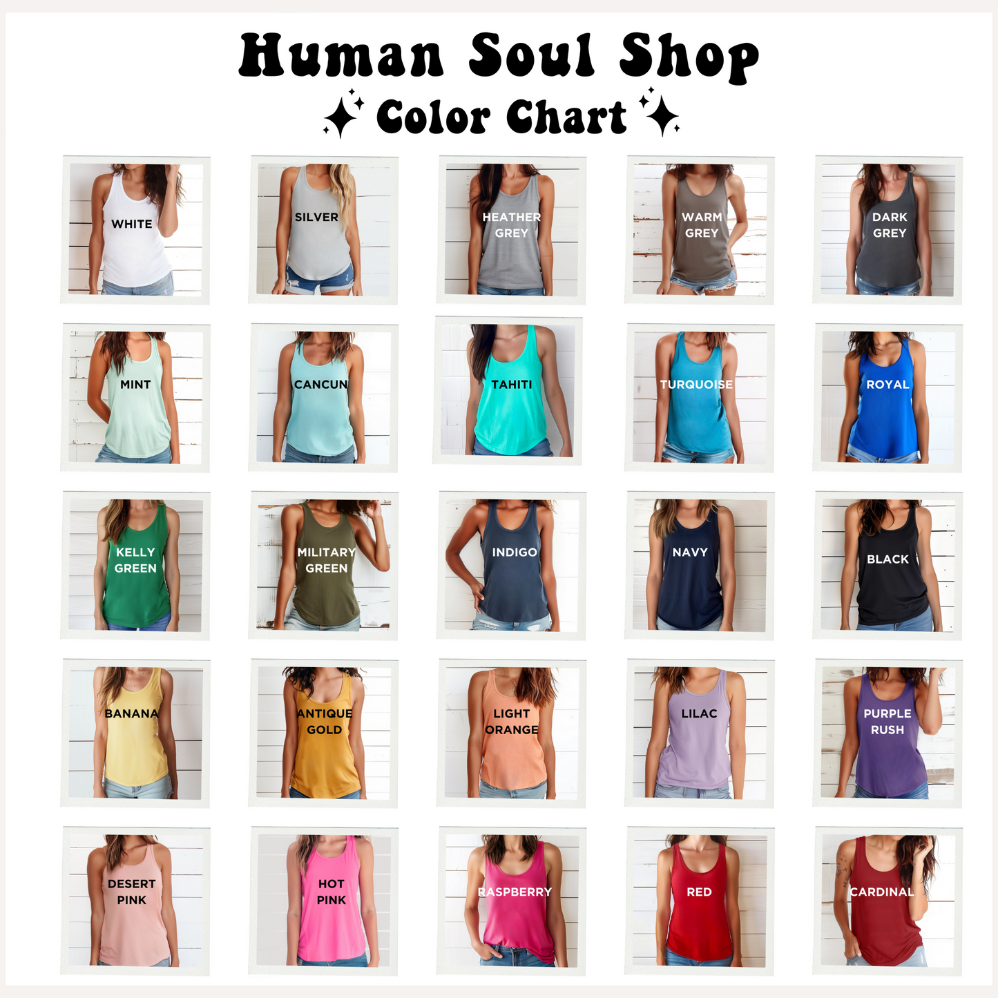 Racerback Tank - 'We are all related', Religious Symbols, Love and Peace Elements