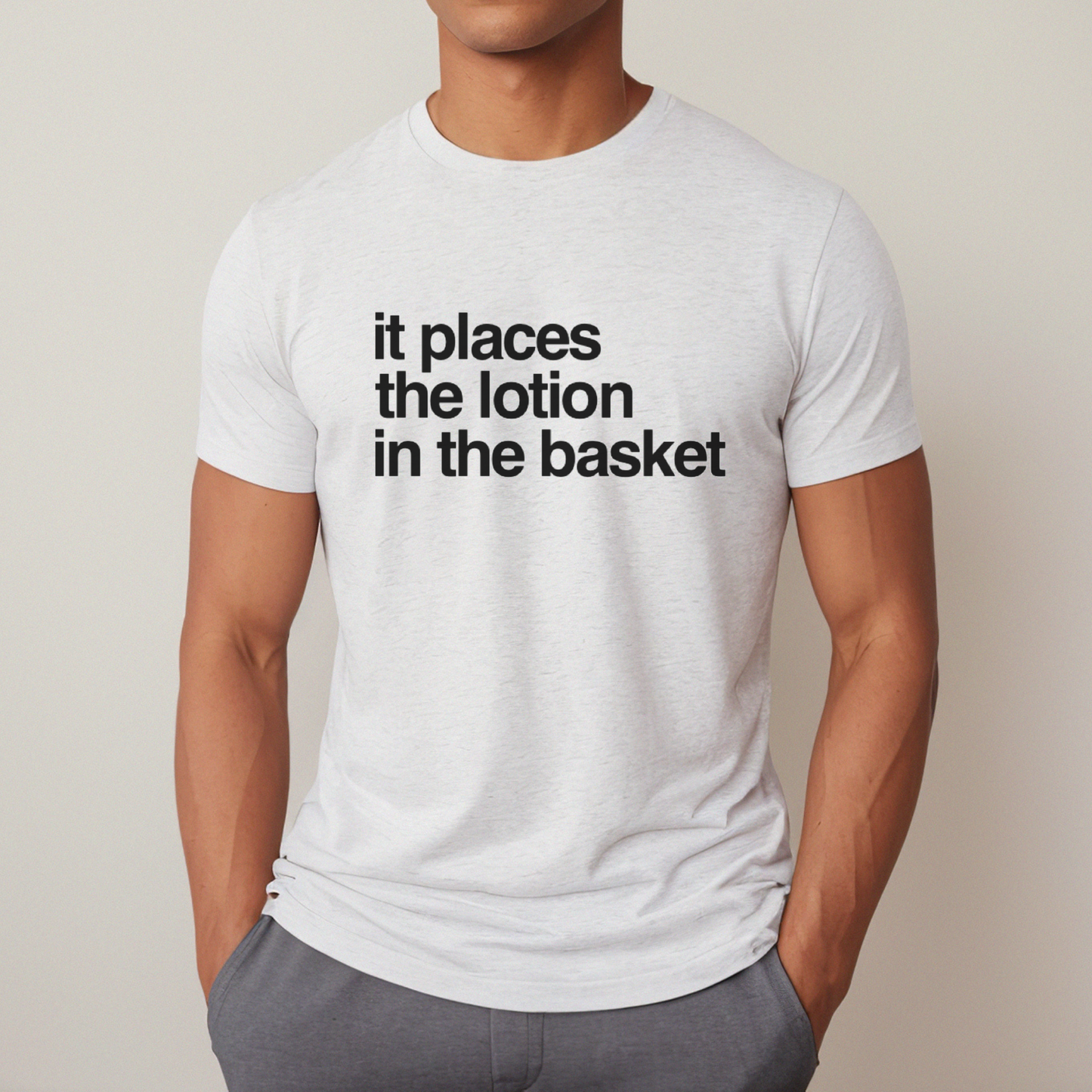 T-Shirt - Silence of the Lambs Quote 'It Places the Lotion in the Basket'