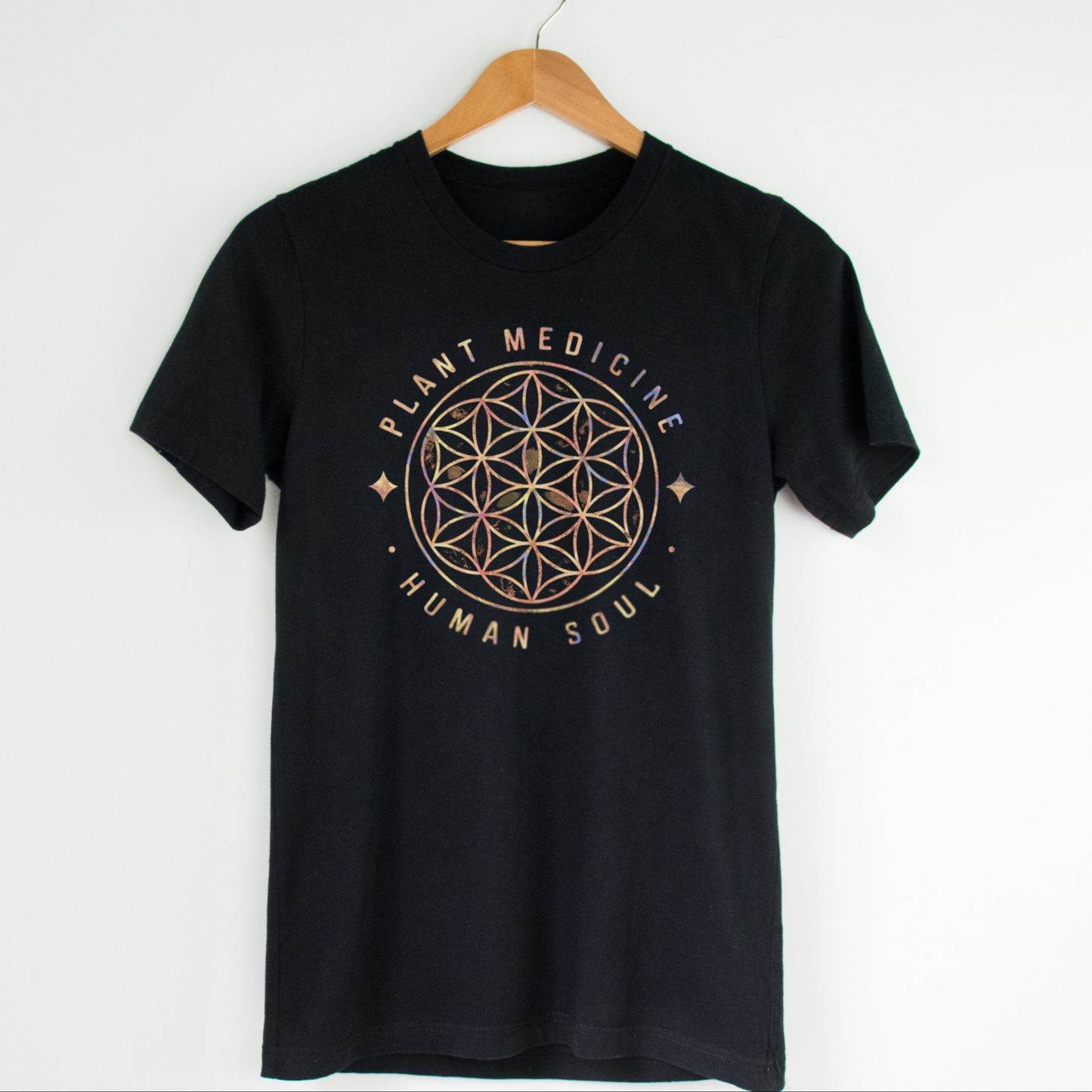 Plant Medicine, Flower of Life Sacred Geometry T-Shirt
