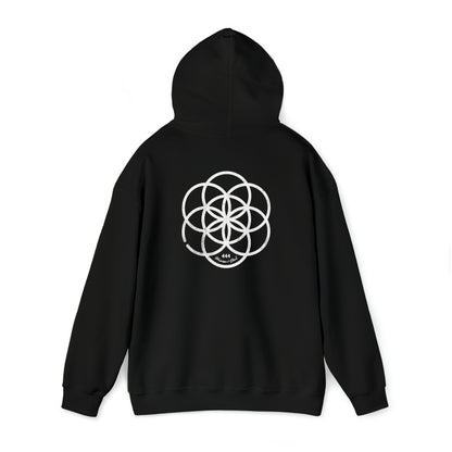 In the Deep Sacred Geometry Hoodie, Back Printed Hoodie