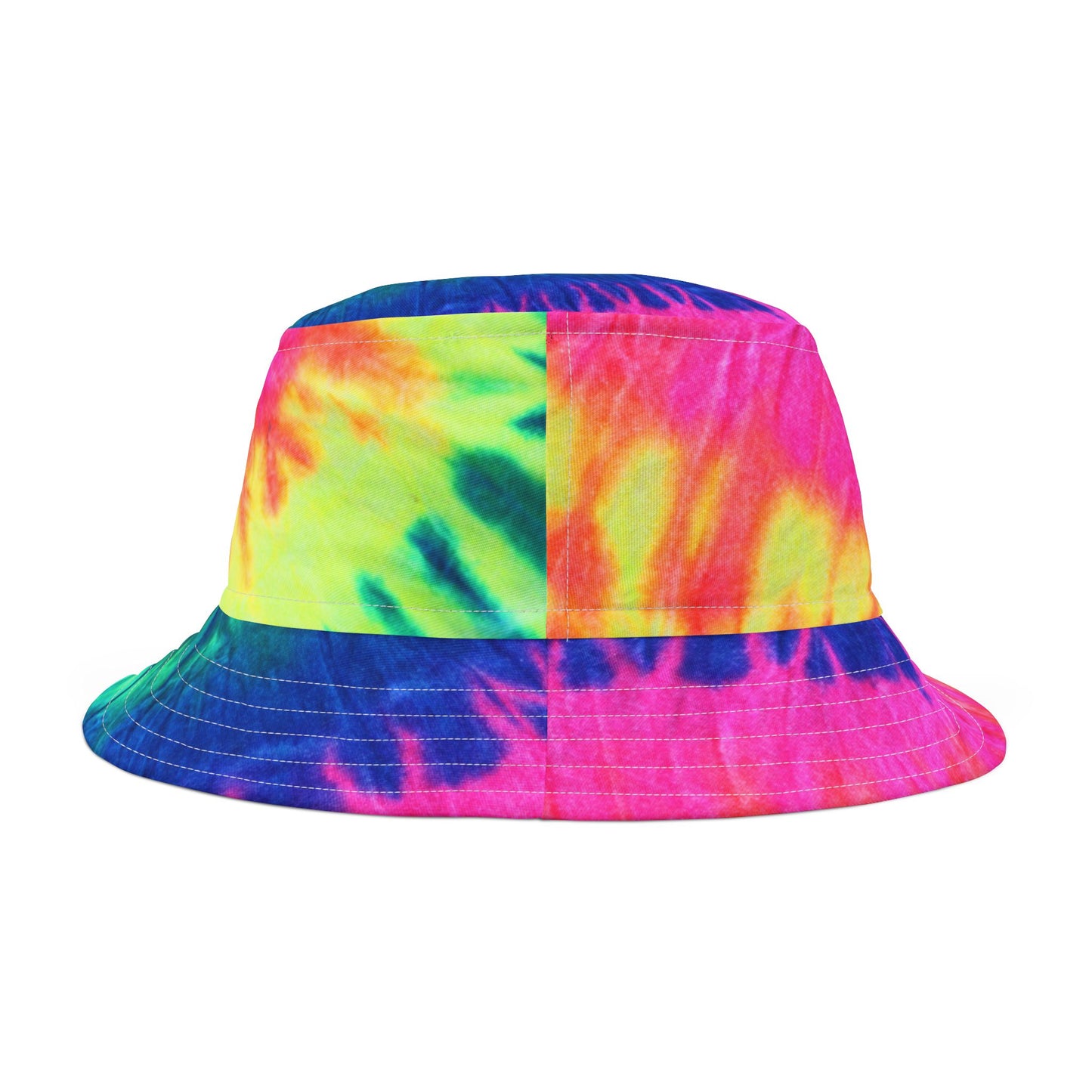 Bucket Hat Tie Dye Psychedelic Hippie Trippy Saying