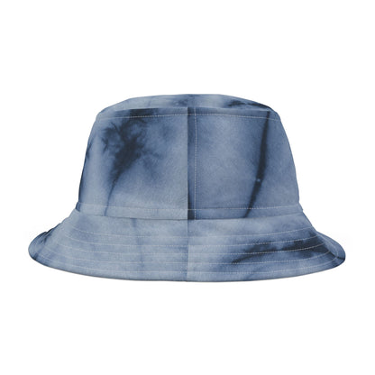 Bucket Hat, Love Frequency Blue Tie Dye