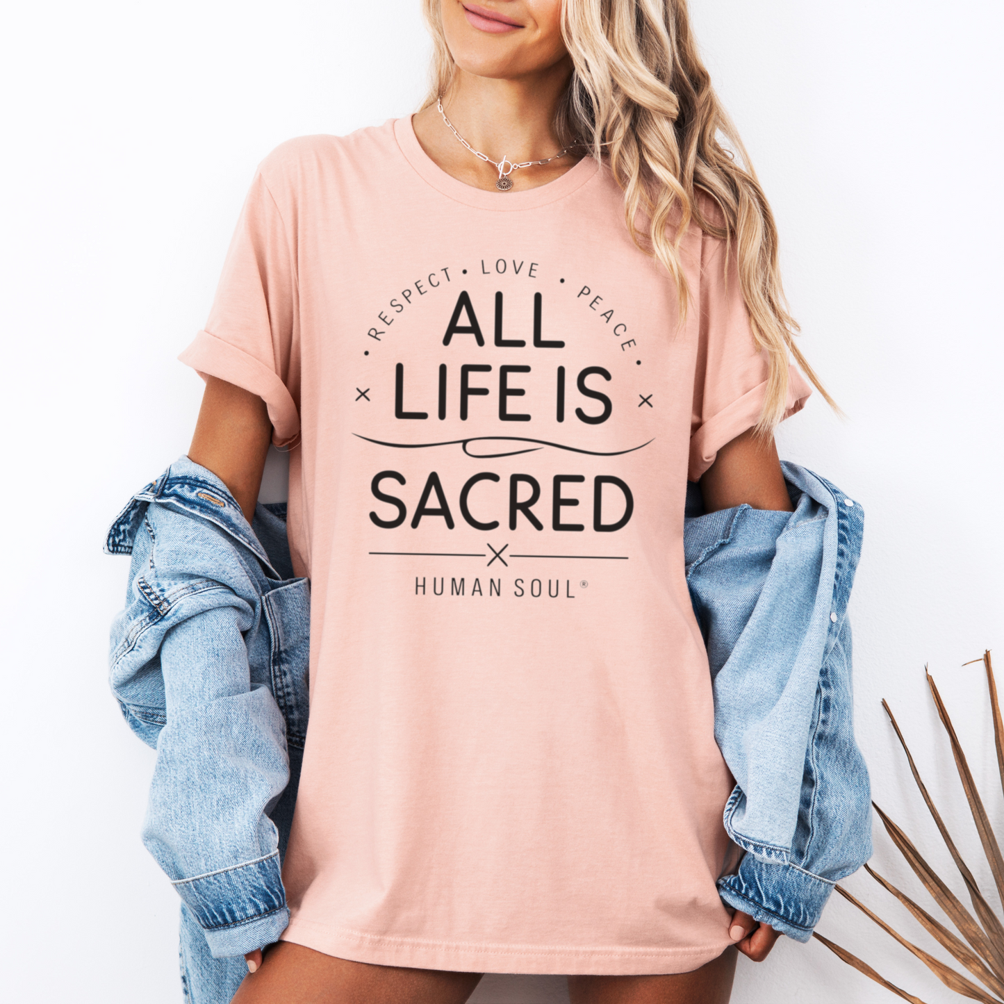 All Life is Sacred Respect, Love, Peace T-Shirt