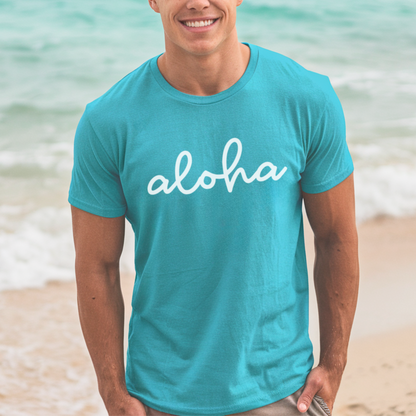 Aloha Script Men's T-Shirt