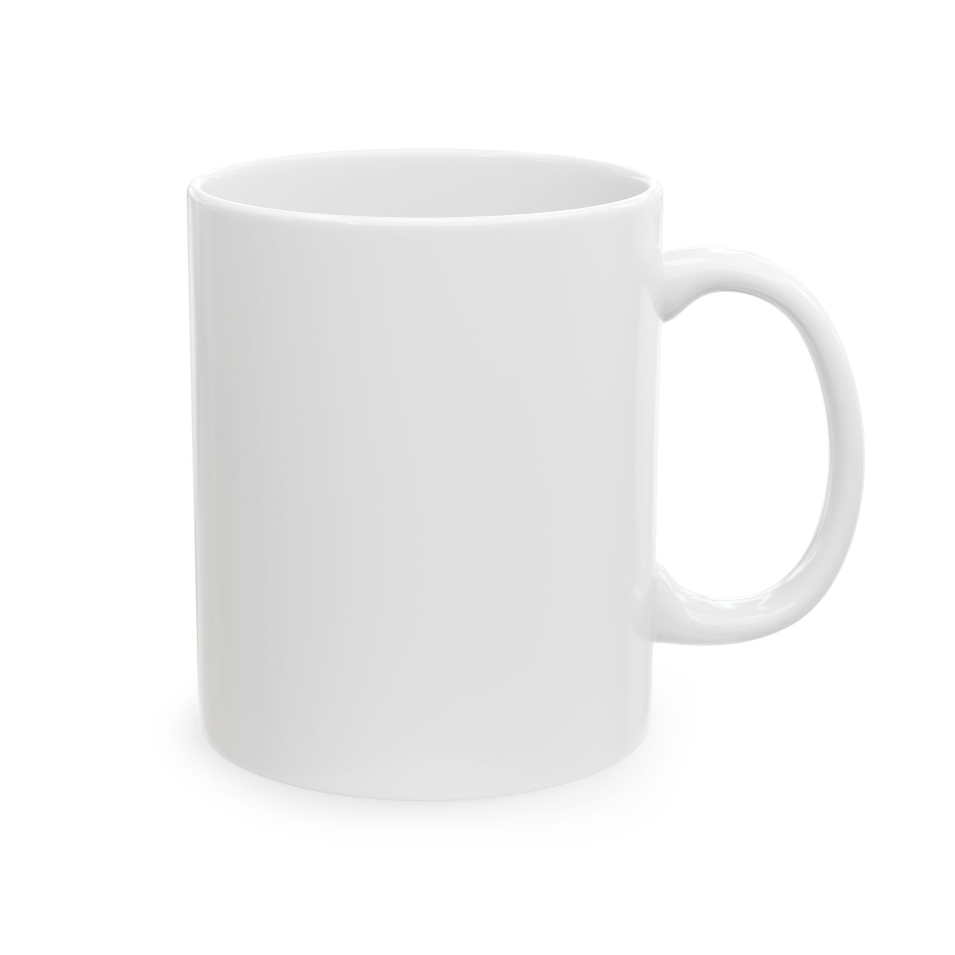 Back view of the All Life Is Sacred mug, a spiritual and eco-conscious coffee cup.