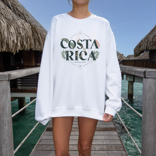 Costa Rica Tropical Boho, Geometrical Sweatshirt