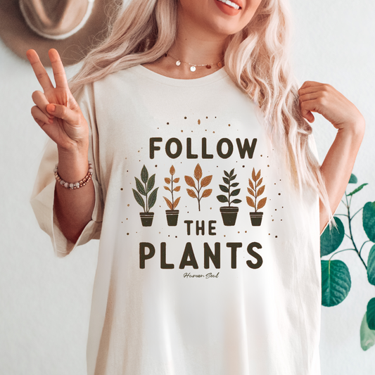 Plant Medicine Quote with Flower Pots T-Shirt