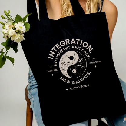 Integration, Spiritual Healing Canvas Tote Bag