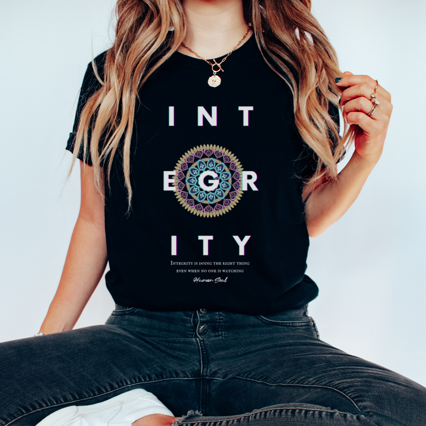 Integrity Definition Boho Mandala T-Shirt