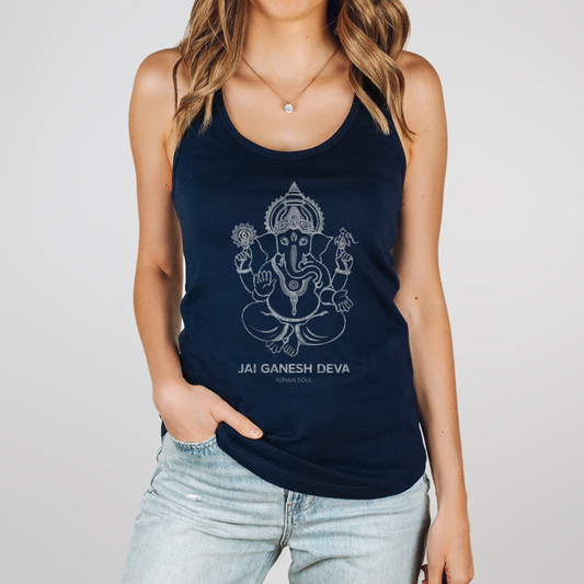 Jai Ganesh Deva Racerback Tank Top