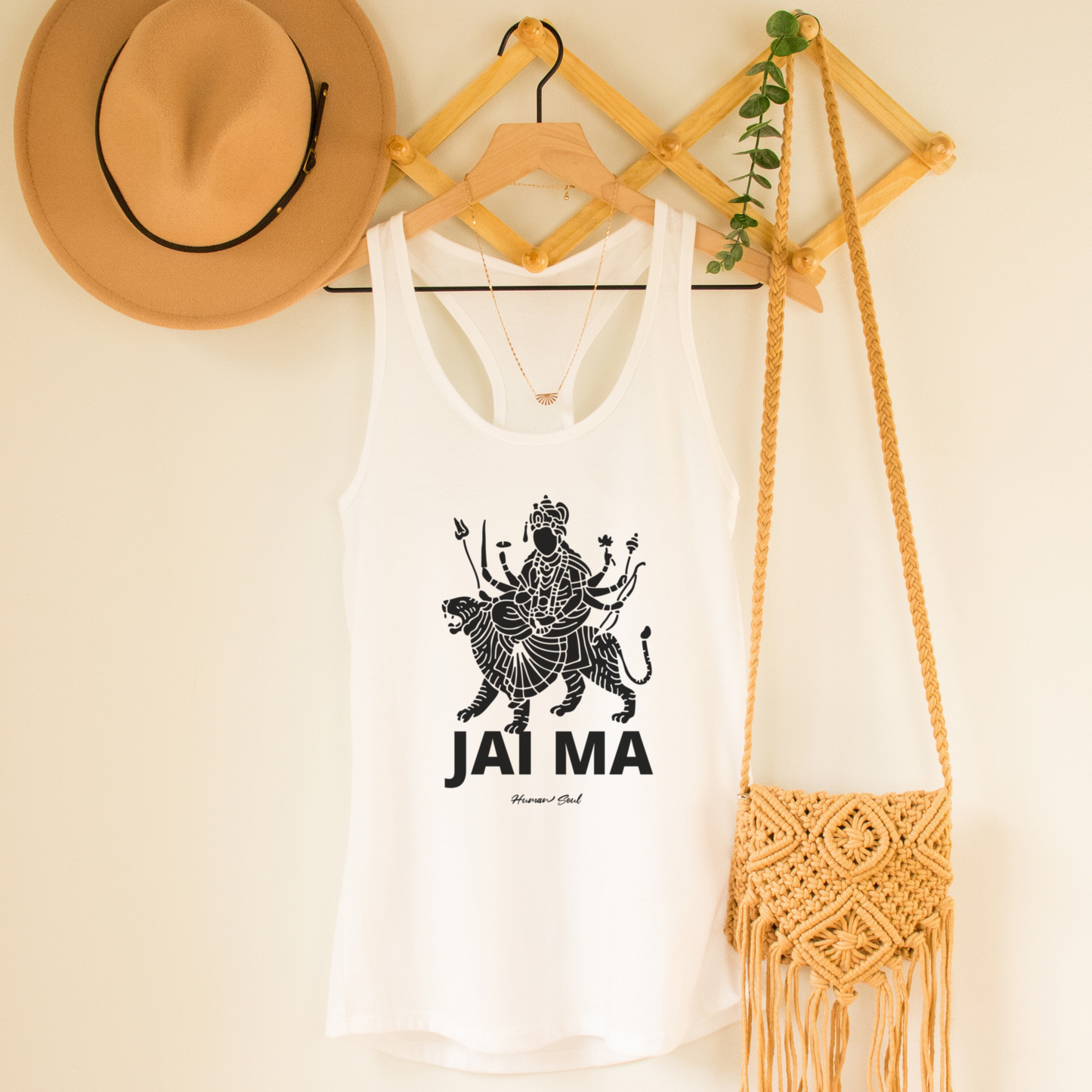 Jai Ma Mother Durga Racerback Tank