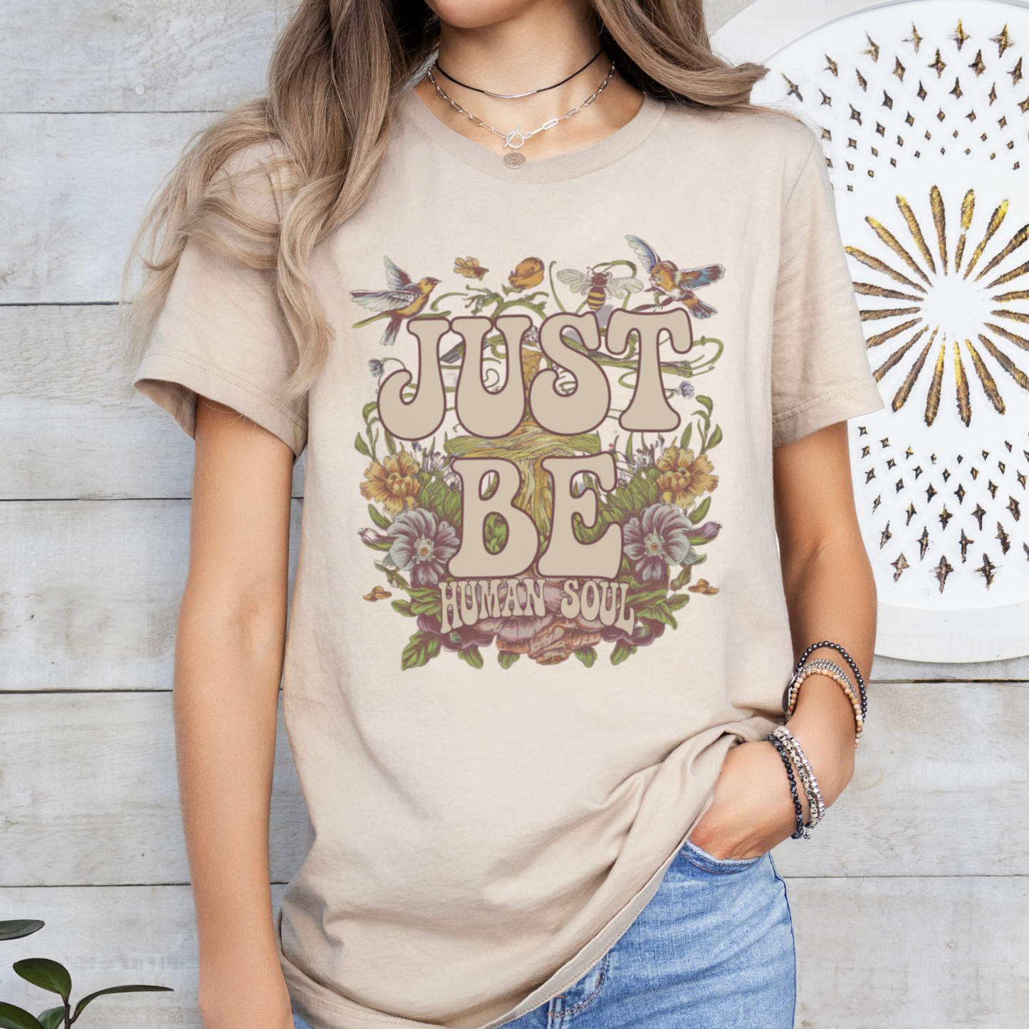 Just Be, Retro Nature T-Shirt