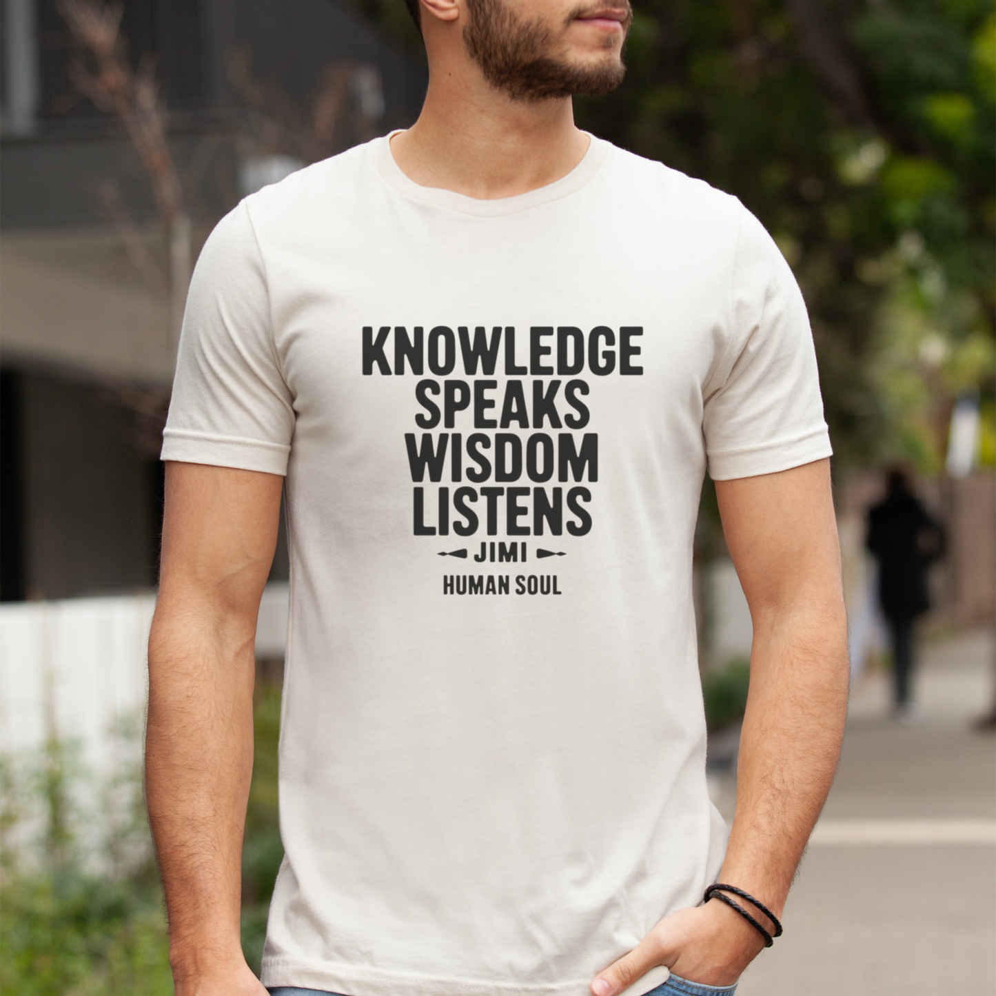 Jimi Hendrix T-Shirt, Knowledge Quote