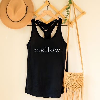 Mellow Minimalist Racerback Tank