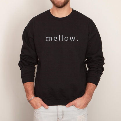 Mellow Minimal Crewneck Mens Sweatshirt