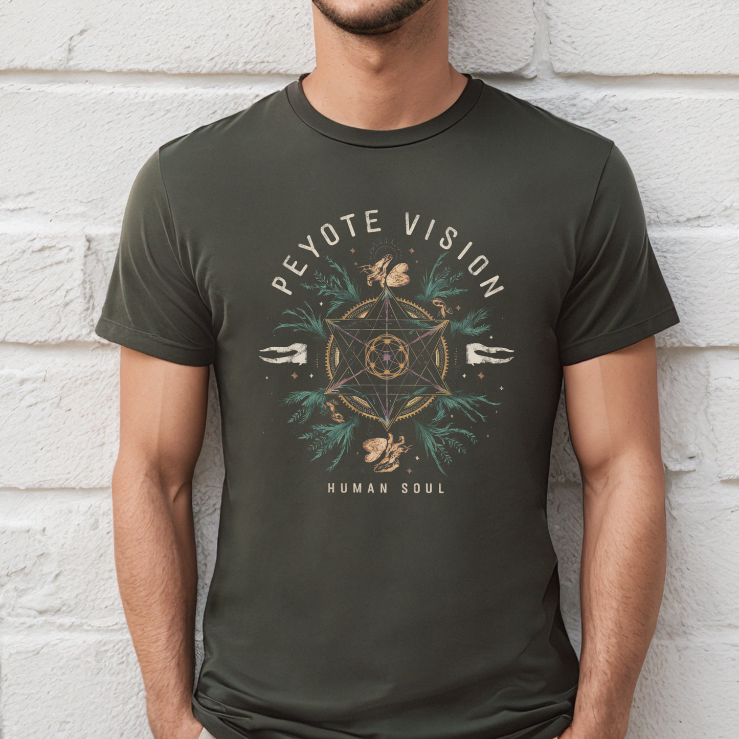 Peyote Vision Mens Psychedelic T-Shirt