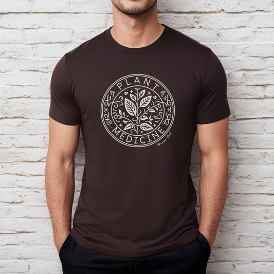 Plant Medicine Vine with Circular Design T-Shirt