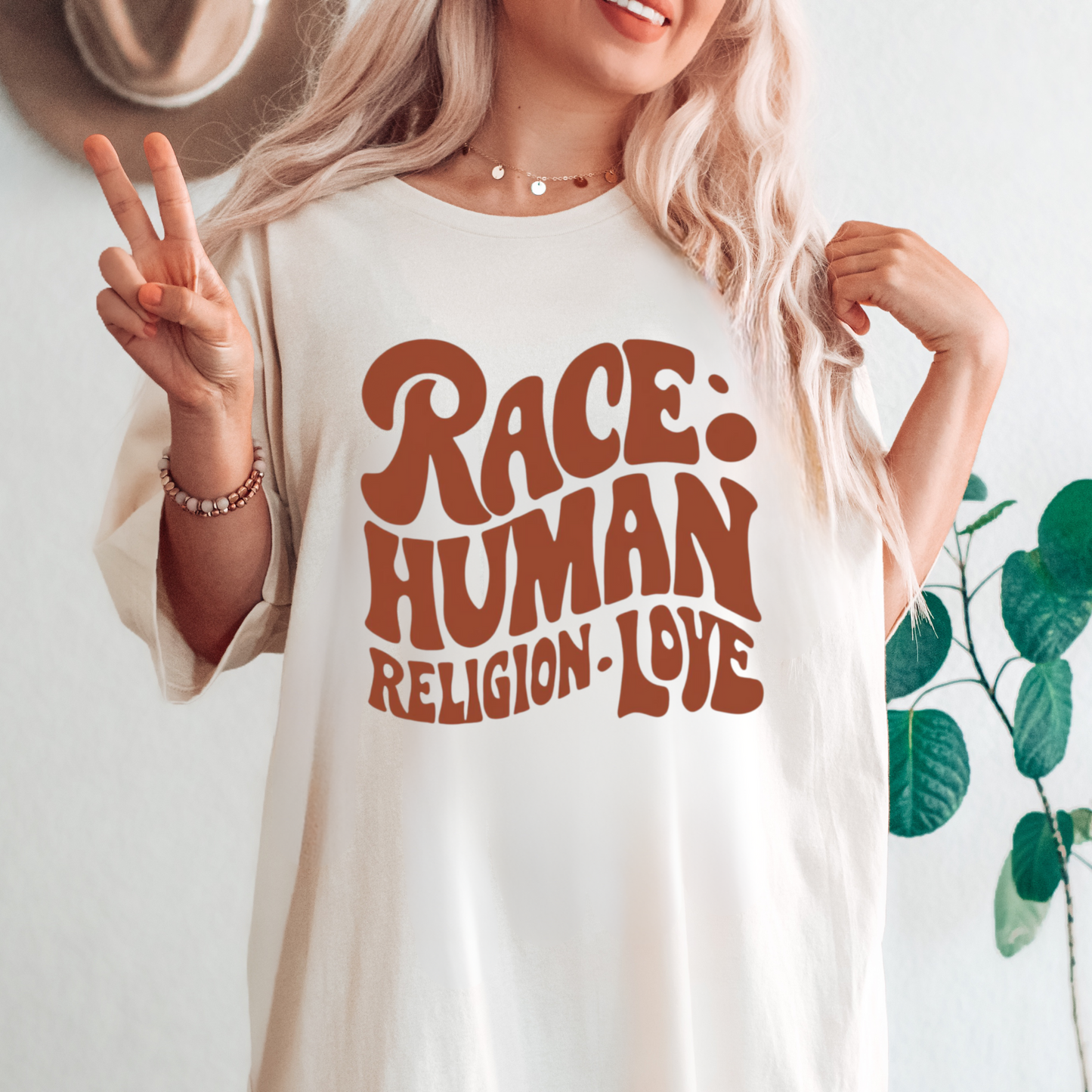 Race Human Religion Love, Unity T-Shirt