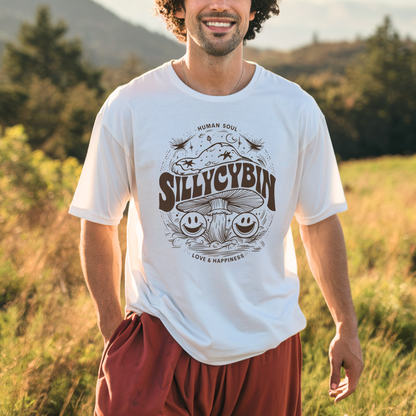 Sillycybin Love & Happiness Magic Mushroom T-Shirt