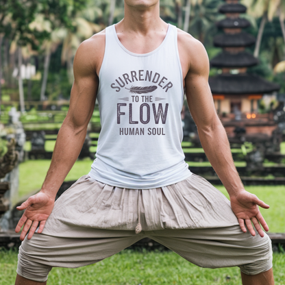 Surrender to the Flow Mens Yoga Tank