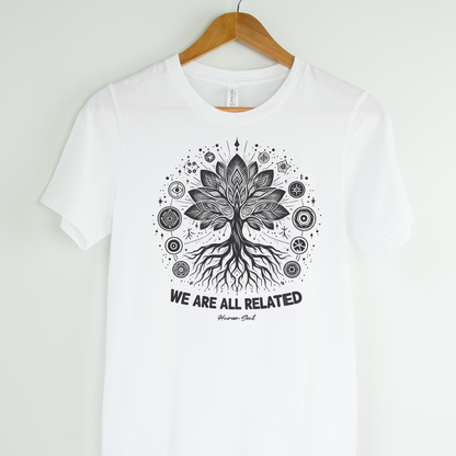 Sacred Connection Tee - 'We Are All Related' Plant Medicine T-Shirt