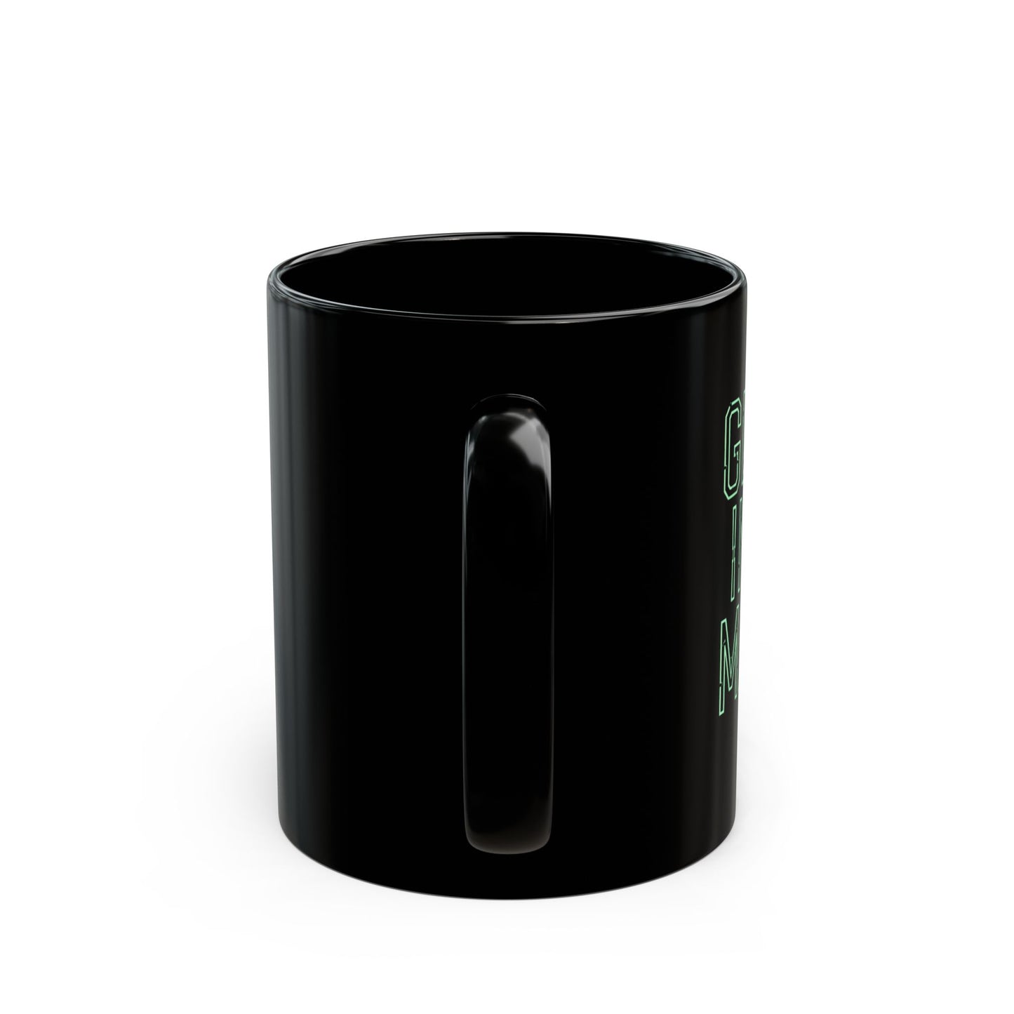 Side of the 11oz simulation theory mug, ideal for fans of digital illusions and alternative realities.