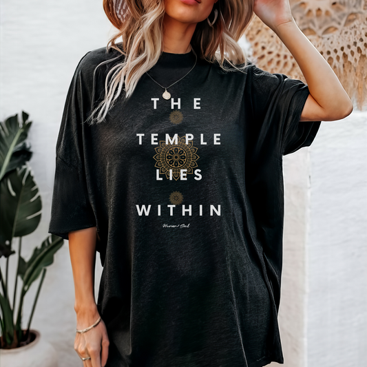 The Temple Lies Within, Mandala T-Shirt