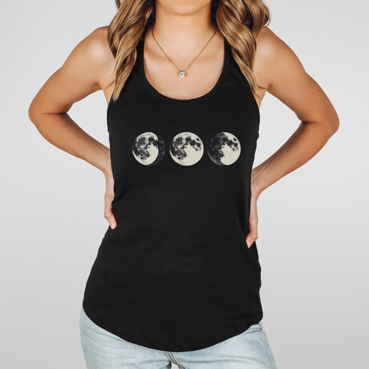 Lunar Phases 3 Moon Tank Top