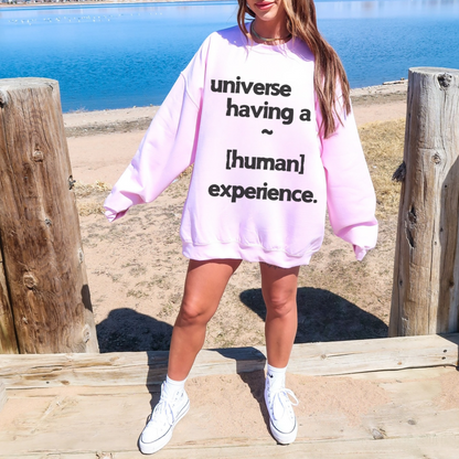 Universe Having a Human Experience Sweatshirt