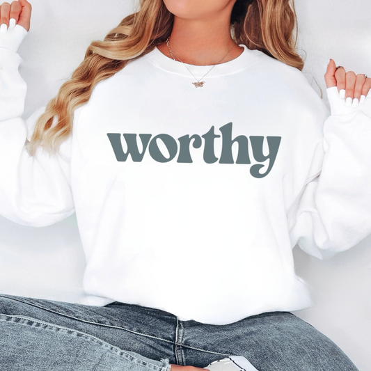 Worthy women's minimalist sweatshirt in soft fabric